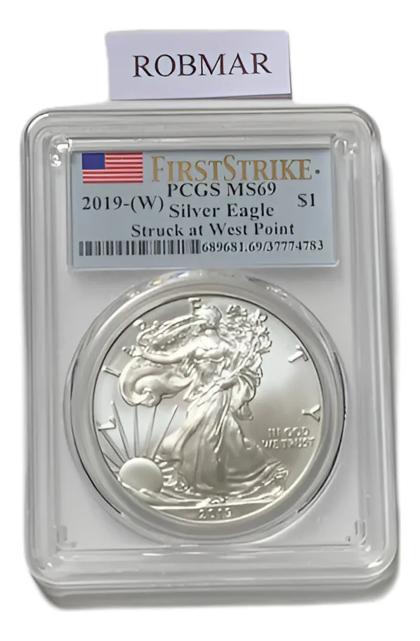 Robmar-USA-blister De 1 Onza 0,999-2019 Ms69 W- West Point