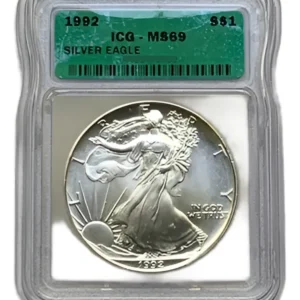 Robmar-USA-blister De 1 Onza Plata 24k.-1992-el 7o Emitido