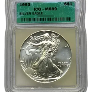 Robmar-USA-blister De 1 Onza Plata 24k.-1993-el 8o Emitido