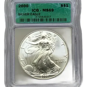 Robmar-USA-blister De 1 Onza Plata 24k.-2000-el 15o Emitido