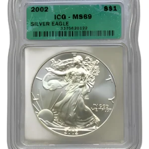 Robmar-USA-blister De 1 Onza Plata 24k.-2002-el 17o Emitido