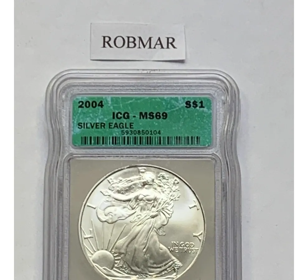 Robmar-USA-blister De 1 Onza Plata 24k.-2004-el 19o Emitido - Imagen 3
