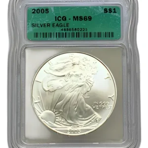 Robmar-USA-blister De 1 Onza Plata 24k.-2005-el 20o Emitido
