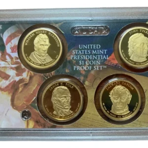 Robmar-USA-blister Sellado Con 4 Dolar Presidentes Proof Set-año 2009