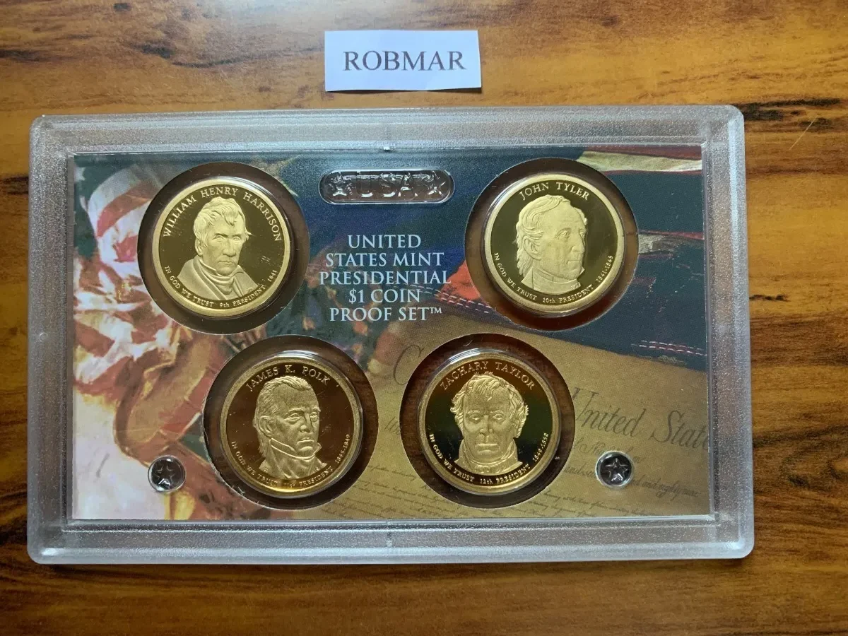 Robmar-USA-blister Sellado Con 4 Dolar Presidentes Proof Set-año 2009 - Imagen 2