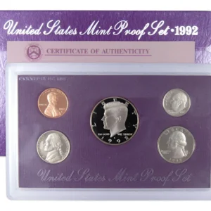 Robmar-USA-estuche Con Emisión 5 Del Añ0 1992 Proof.ceca S