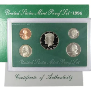 Robmar-USA-estuche Con Emisión 5 Del Añ0 1994 Proof.ceca S