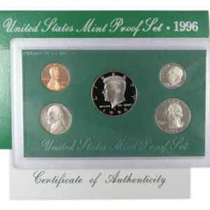 Robmar-USA-estuche Con Emisión 5 Del Añ0 1996 Proof.ceca S