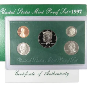 Robmar-USA-estuche Con Emisión 5 Del Añ0 1997 Proof.ceca S