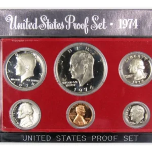 Robmar-USA-estuche Con Emisión 6 Del Añ0 1973 Proof.ceca S