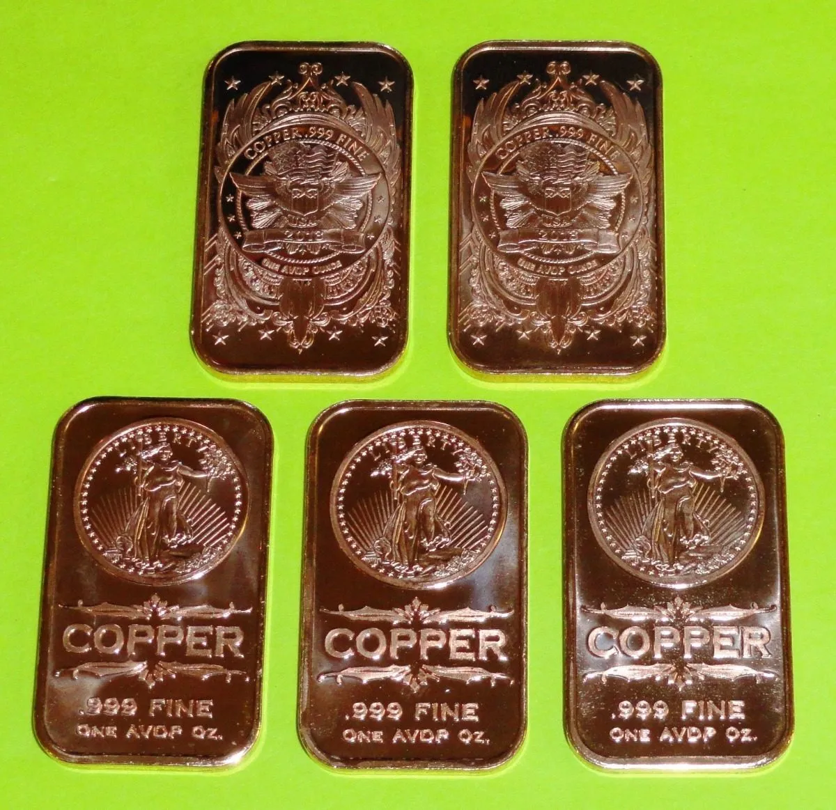 Robmar-USA-Lingote De 1 Onza De Cobre Puro 24k 0,999-Billete De U$S2 - Imagen 5