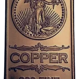 Robmar-usa-moneda Rectangular 1 Onza De Cobre - Saint Gaundet