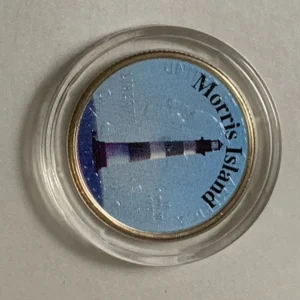 Robmar-USA-moneda-n°10-en S Carolina-el Faro De Morris Island