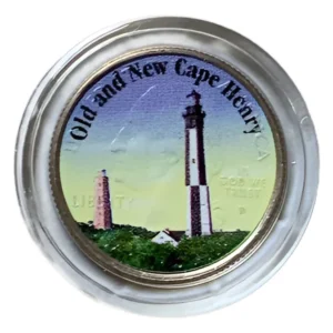 Robmar-USA-moneda-n°11-en Virginia-el Faro De Old And New Cape Henry