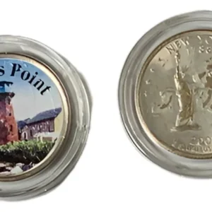 Robmar-USA-moneda-n°15-de New York-un Faro De Sands Point