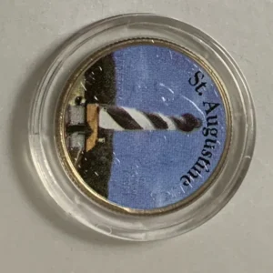 Robmar-USA-moneda-n°23-de Florida-el Faro De St. Augustine