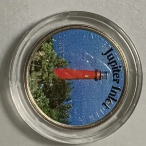 Robmar-USA-moneda-n°25-de Florida-el Faro De Jupiter Inlet