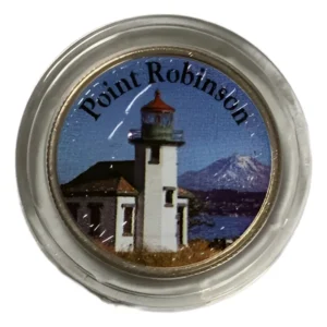 Robmar-USA-moneda-n°27-washington-el Faro De Point Robinson