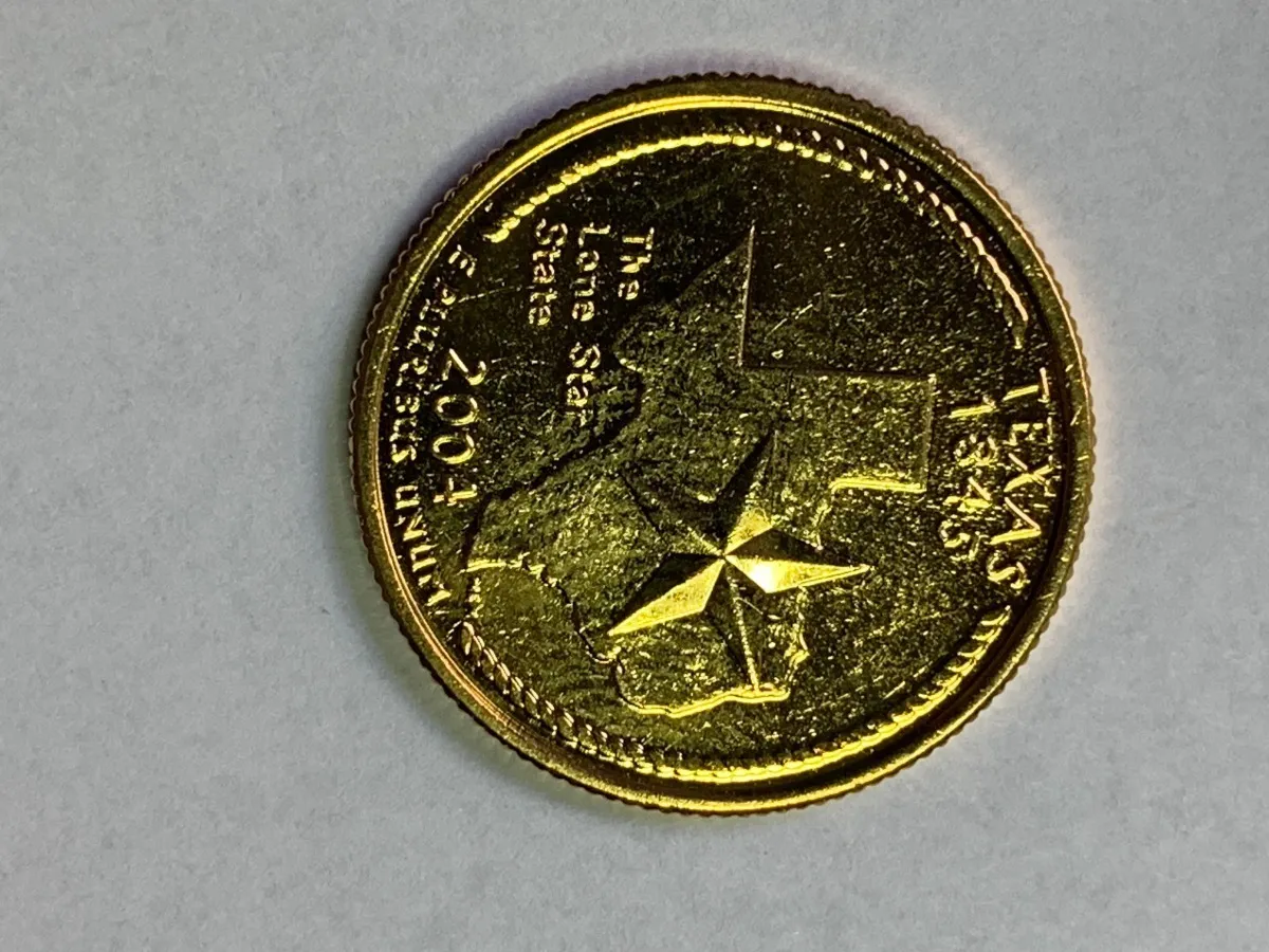Robmar-USA-Quarter Bañado En Oro 24k-2004-Texas