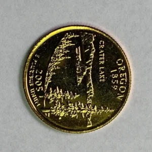 Robmar-USA-Quarter Bañado En Oro 24k-2005-Oregon