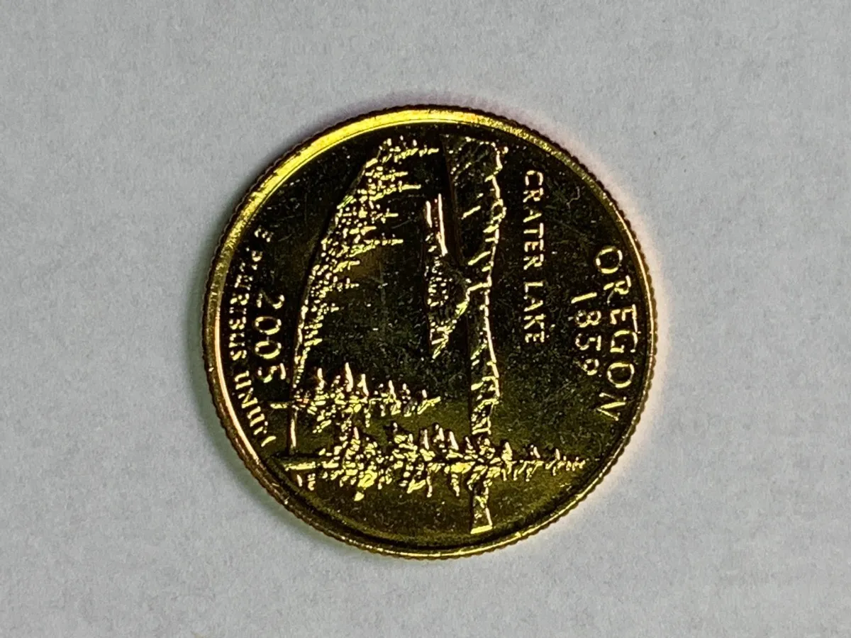 Robmar-USA-Quarter Bañado En Oro 24k-2005-Oregon