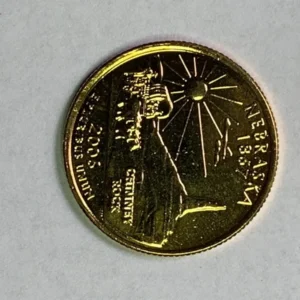 Robmar-USA-Quarter Bañado En Oro 24k-2006-Nevada