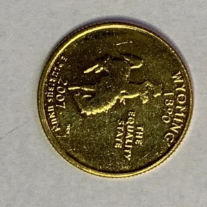 Robmar-USA-Quarter Bañado En Oro 24k-2007-Wyoming