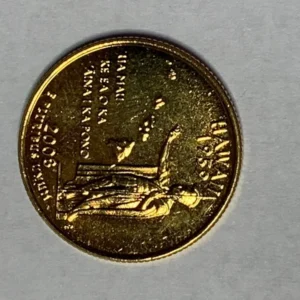 Robmar-USA-Quarter Bañado En Oro 24k-2008-Hawaii