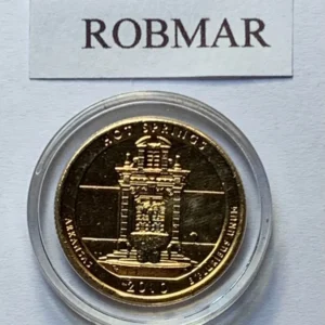 Robmar-USA-Quarter Bañado En Oro 24k-2010-N°1-Hot Spring