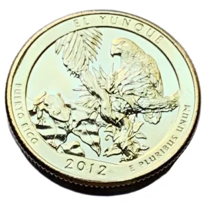 Robmar-USA-Quarter Bañado En Oro 24k-2012-N°11-El Yunque