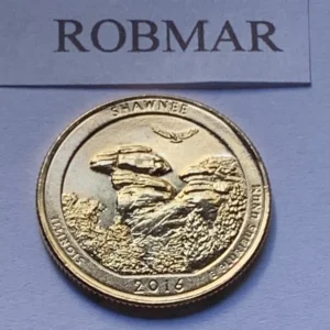 Robmar-USA-Quarter Bañado En Oro 24k-2016-N°31-Shawnee
