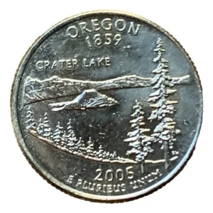 Robmar-USA-Quarter Bañado En Platino 24k-2005-Oregon