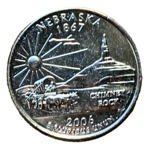Robmar-USA-Quarter Bañado En Platino 24k-2006-Nebraska