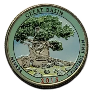 Robmar-USA-quarter De Parque 2013-n°18- Great Basin -en Color