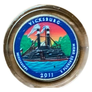 Robmar-USA-quarter De Parques 2011-n°9- Vicksburg En Color
