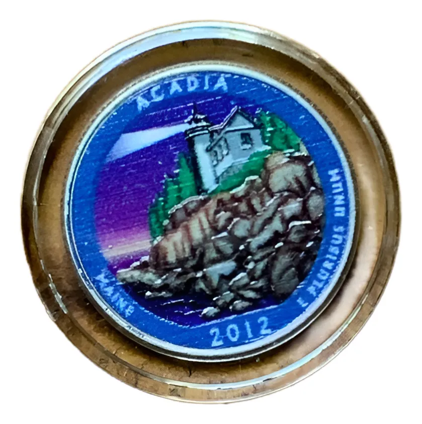 Robmar-USA-quarter De Parques 2012-n°13- Acadia -en Color