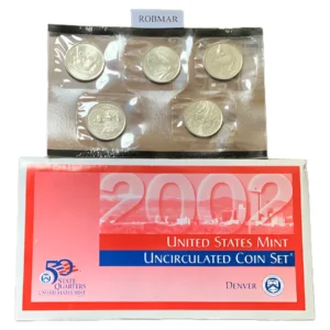Robmar-USA-set 5 Quarter (25 Cents) (p)acabado Satinado 2002