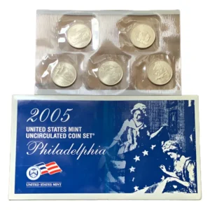 Robmar-USA-set 5 Quarter 25 Cents)(p)acabado Satinado 2005