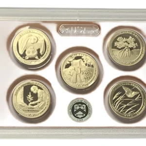 Robmar-USA-estuche-blister De 5 De 25 Cent-2020 Certificados