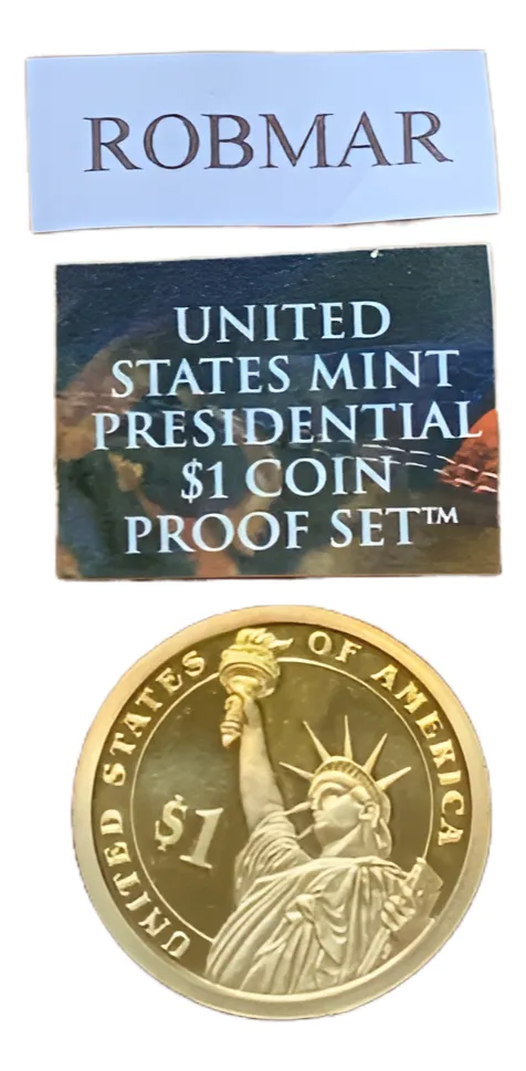 Robmar-USA serie 1 Dolar Presidente Proof (S)Set Año 2009 Harrison - Imagen 2