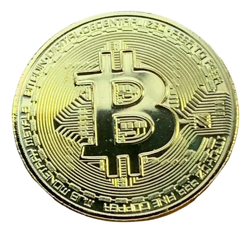 Robmar-Bitcoin-Replica-2023-Bañado En Oro 24k-Conmemorativa