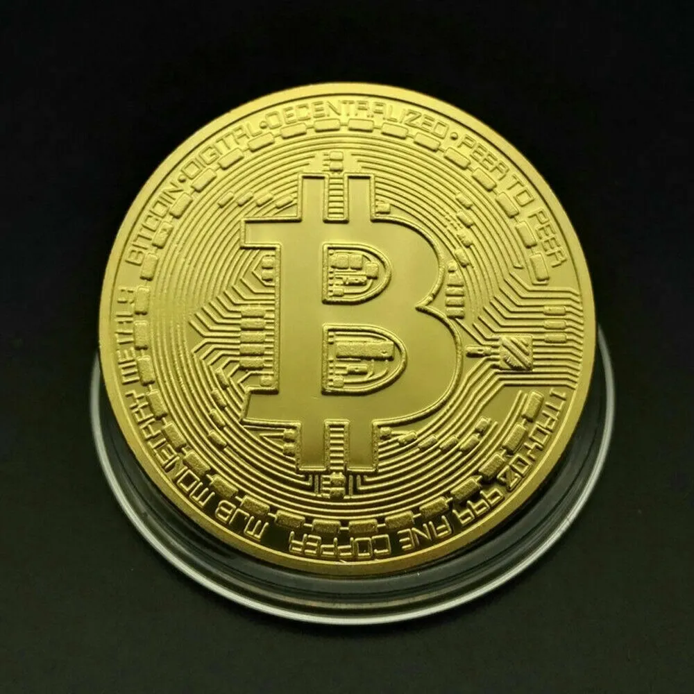 Robmar-Bitcoin-Replica-2023-Bañado En Oro 24k-Conmemorativa - Imagen 3