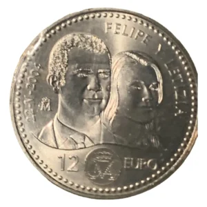 Robmar-España-12 Euros-Plata 925-Felipe VI-Nuevo Rey De España-Conmemorativa