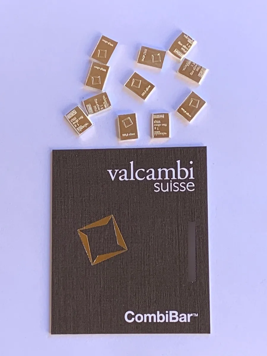 obmar-Suiza-Lingote De 1g De Plata Pura 0,999-RefinerÃa Valcambi - Imagen 4