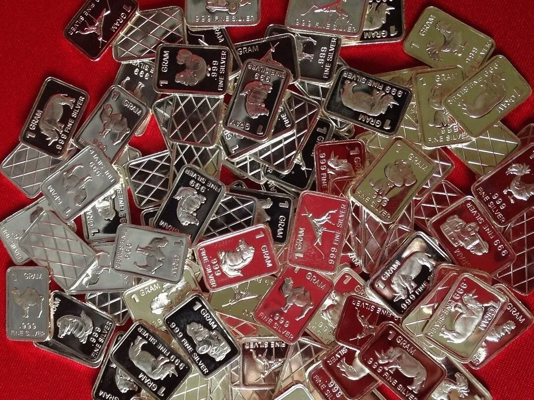 Robmar-USA-Lingote De 1g Plata Pura 24k 0,999-N°119-Joker - Imagen 3