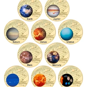 Robmar 10 Monedas De Distintos Planetas Solar A Elegir Una