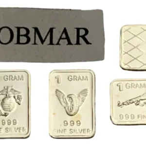 Robmar-USA-Lote De 3 Lingotes De 1g De Plata Pura 0,999-N°123