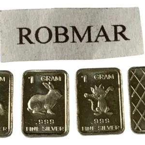 Robmar-USA-Lote De 3 Lingotes De 1g De Plata Pura 0,999-N°142