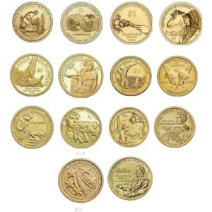 Robmar-4 Monedas De Serie1 Dolar Sacagawea Año 2020 Al 2023