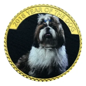 Robmar Australia-serie Perro-aleacion Baño Plata El Shih Tzu